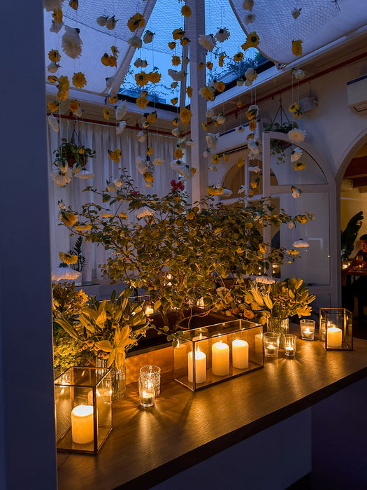 Brass Rectangular Glass Box