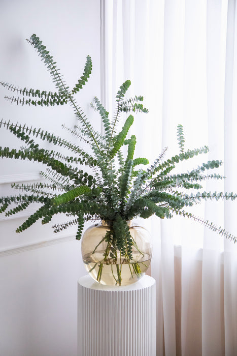 Light Smoke Glass Vase