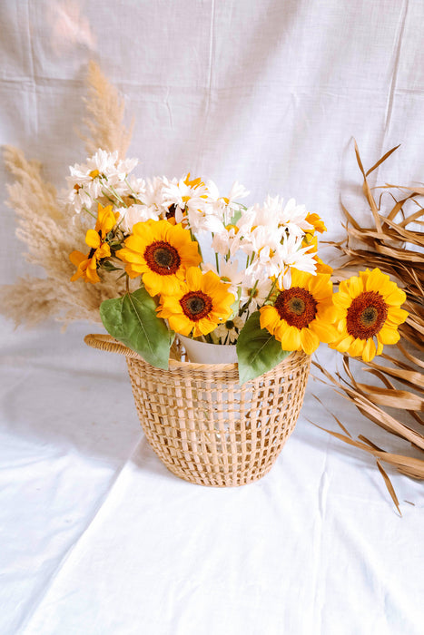 Reed Straw Large Basket