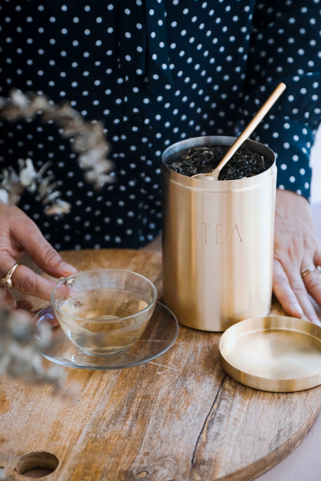 Brass Tea Canister