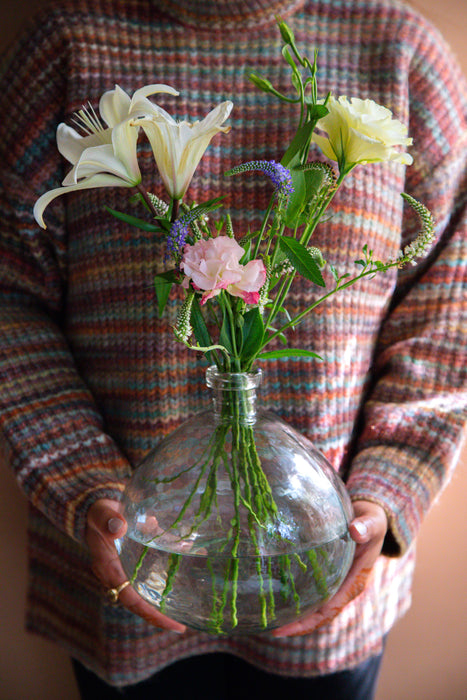 Large Blown Glass Vase