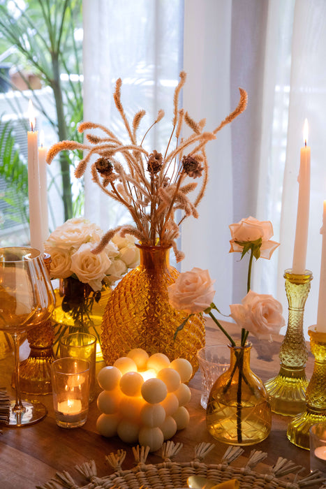 Pineapple Glass Vase