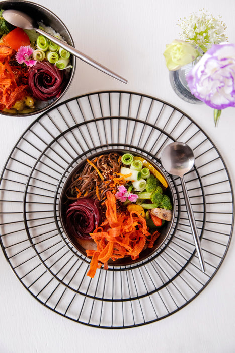 Black Wire Charger Mats