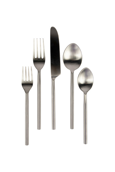 Matte Silver Cutlery Set