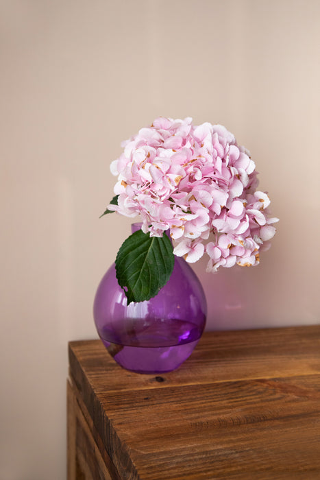 Large Bulb Glass Vase