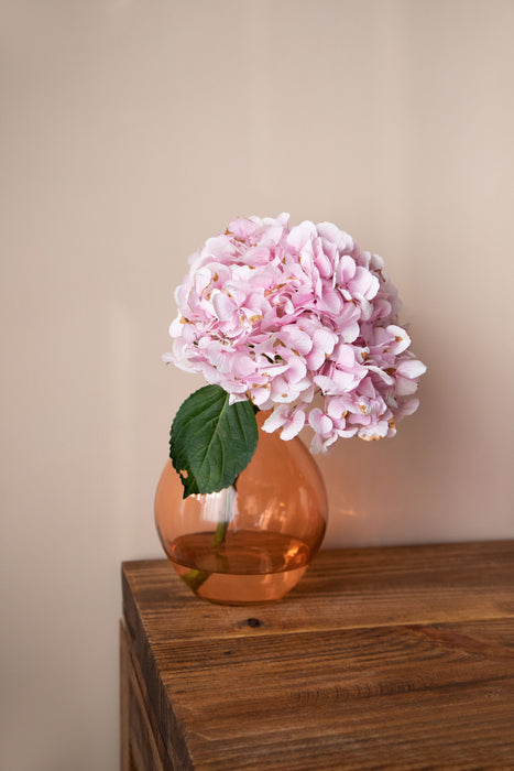 Large Bulb Glass Vase