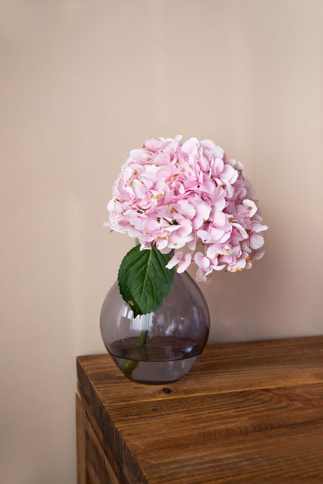 Large Bulb Glass Vase