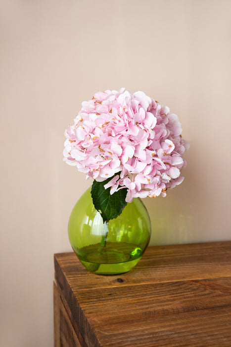 Large Bulb Glass Vase