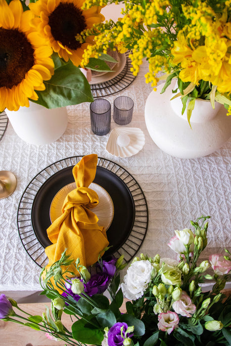 Black Wire Charger Mats