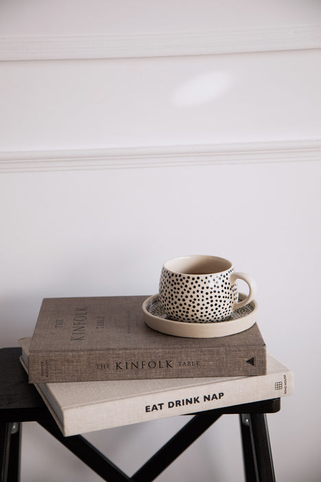 Polka Dot Ceramic Mug
