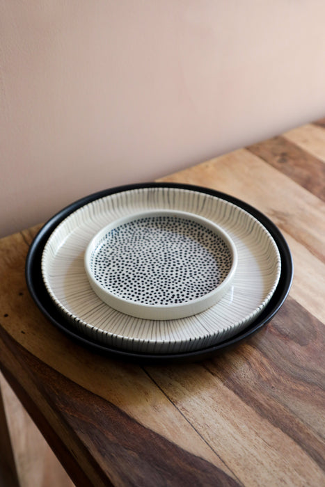 Polka Dot 6" Ceramic Plates