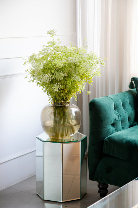 Light Smoke Glass Vase