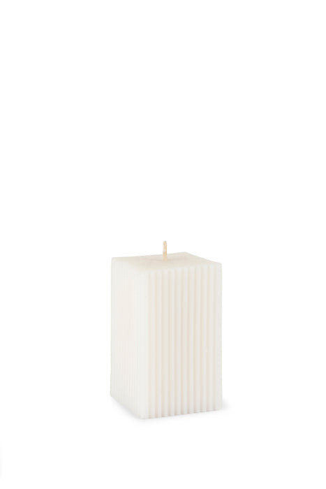 Ribbed Square 3" Soy Candle