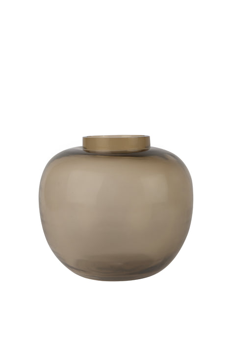 Light Smoke Glass Vase