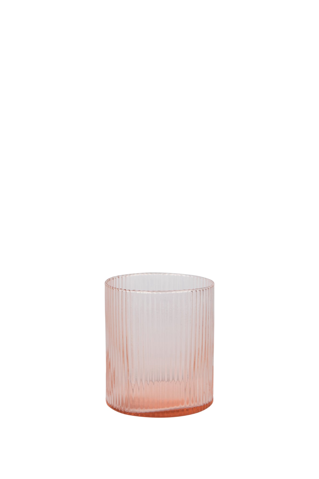 Pink Fluted Rocks Glasses — RoseBuck