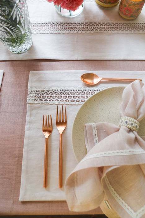 Matte Copper Appetiser Forks