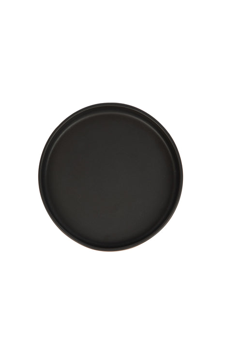 Matte Black 6" Ceramic Plates