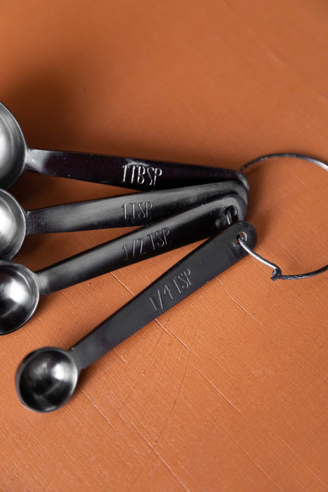 Black Measuring Spoons