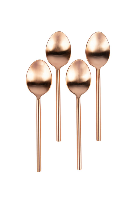 Matte Copper Dinner Spoons