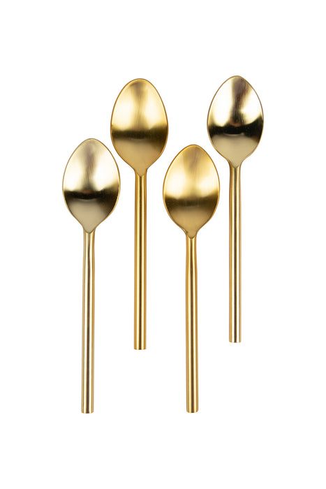 Matte Brass Tea Spoons