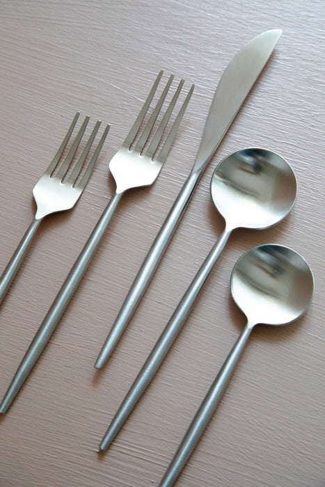 Moon Silver Cutlery Set