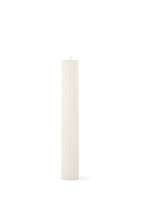 Ribbed Pillar 10" Soy Candle