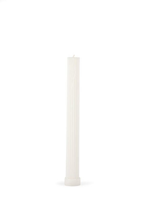Ribbed Tapered 11" Soy Candle