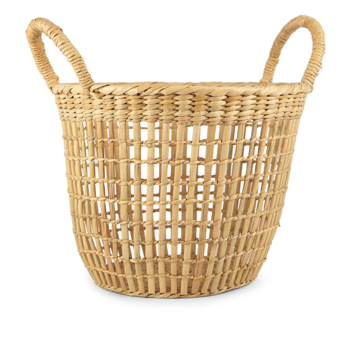 Reed Straw Large Basket — RoseBuck