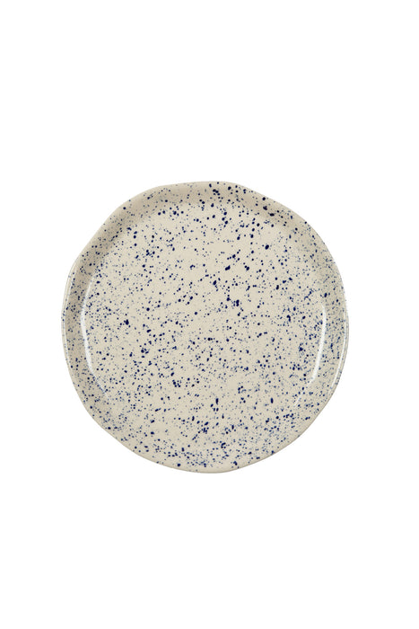 Blue Splatter 8" Ceramic Plates