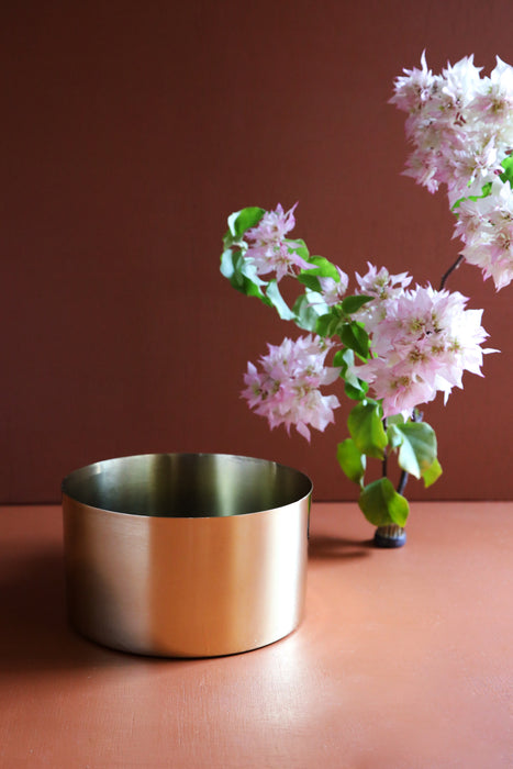 Brass Circular Planter